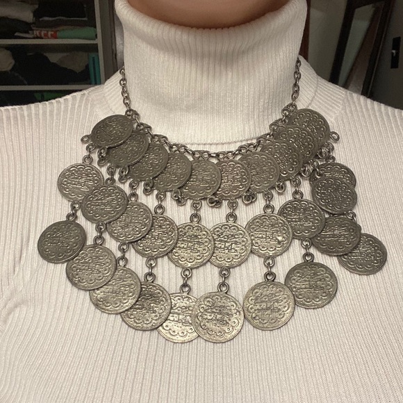 LF Jewelry - Silver statement necklace